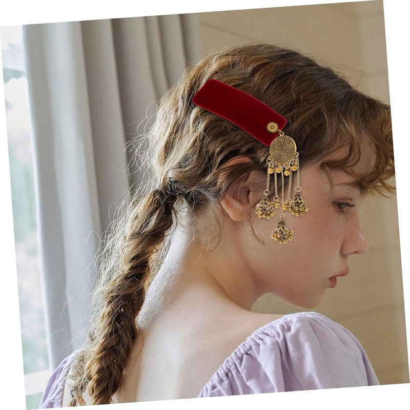 Gold Tassel Vintage Hair Clip for Women Wedding Bridal Accessory Barrette - Image 4